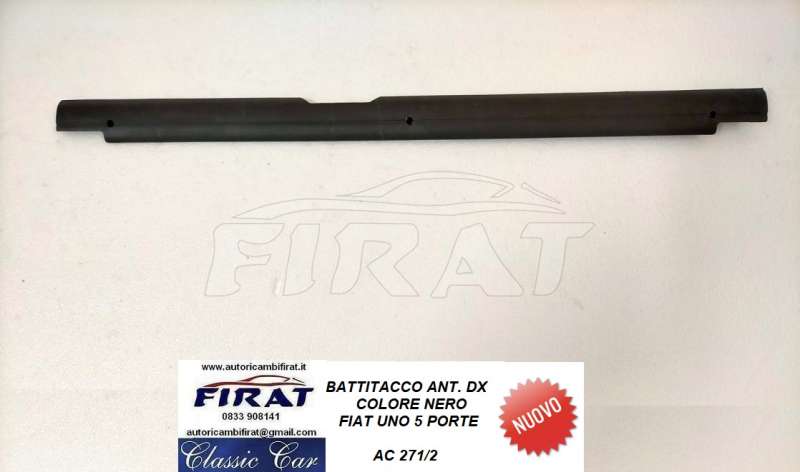 BATTITACCO FIAT UNO 5 PORTE ANT.DX NERO